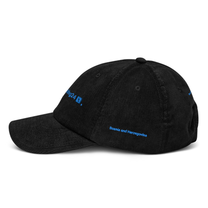 Bosnia and Herzegovina Corduroy Hat Real Estate Matching24 with 3 Logos.