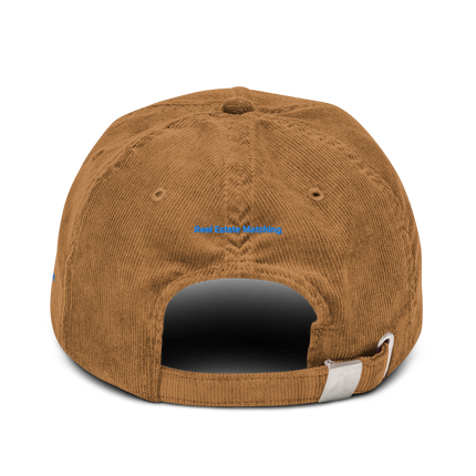 United Kingdom Corduroy Hat Real Estate Matching with 3 Logos