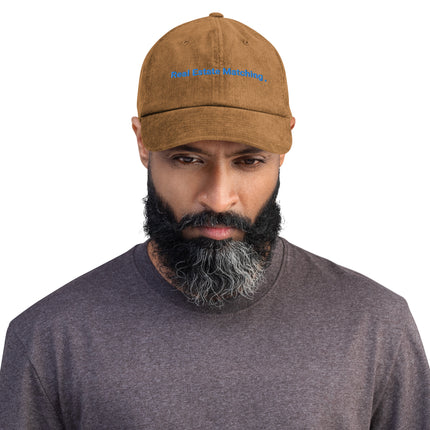 Bulgaria Corduroy Hat Real Estate Matching with 3 Logos