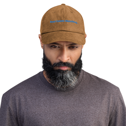 Liechtenstein Corduroy Hat Real Estate Matching with 3 Logos