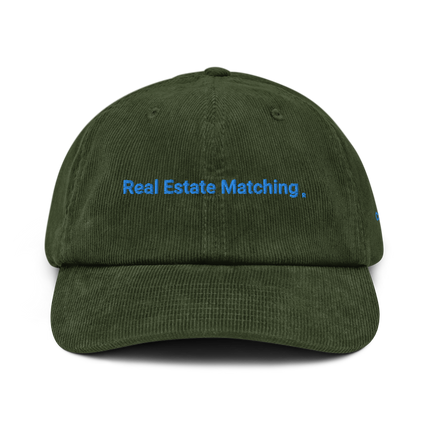 Czech Republic Corduroy Hat Real Estate Matching with 3 Logos