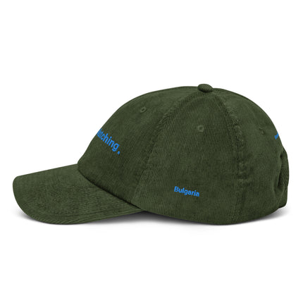 Bulgaria Corduroy Hat Real Estate Matching with 3 Logos