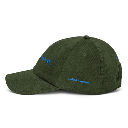 United Kingdom Corduroy Hat Real Estate Matching24 with 3 Logos.