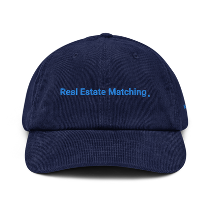 North Macedonia Corduroy Hat Real Estate Matching with 3 Logos