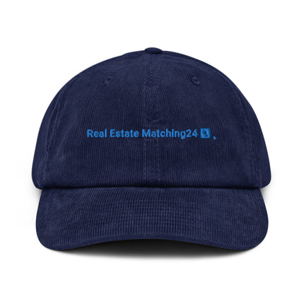 Ireland Corduroy Hat Real Estate Matching24 with 3 Logos.
