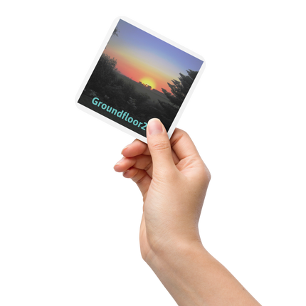 Beautiful Sunset Sinari Cork-back coaster with Groundfloor24 without House Logo
