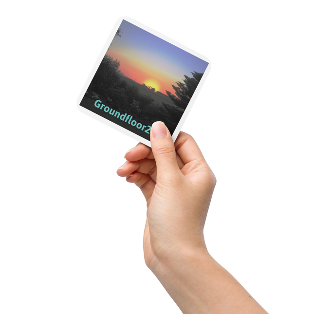 Beautiful Sunset Sinari Cork-back coaster with Groundfloor24 without House Logo