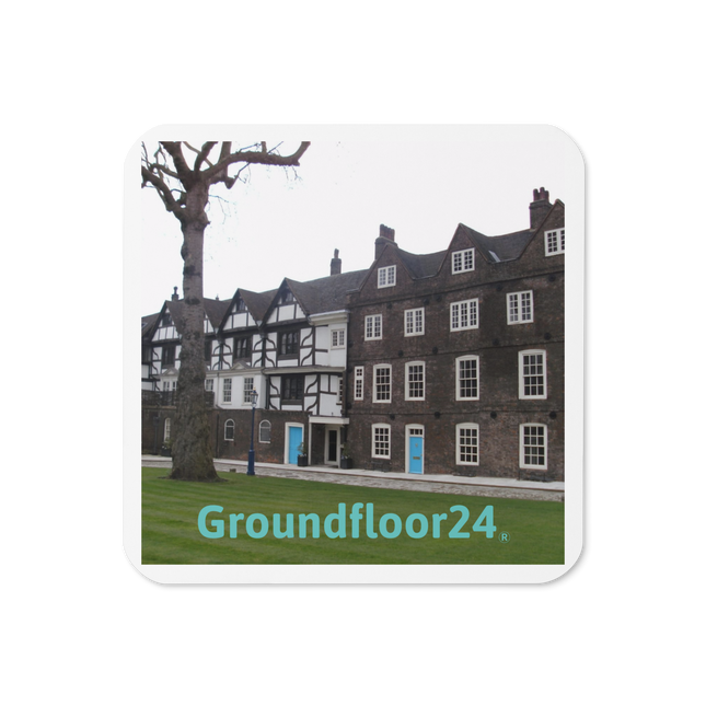 Beautiful Palace Cork-back coaster with Groundfloor24 without House Logo