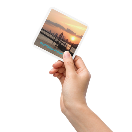 Evening Glow Cork-back coaster with realestatematching without key Logo