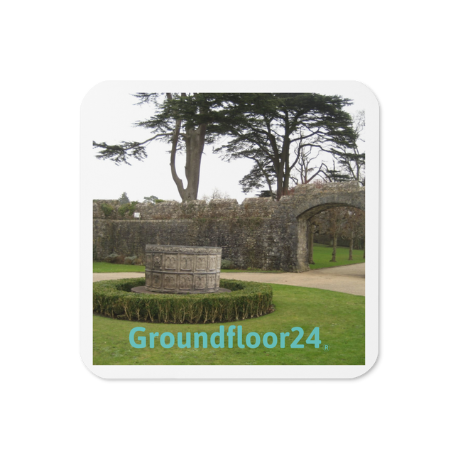 Nature's Wonders Cork-back coaster with Groundfloor24 without House Logo