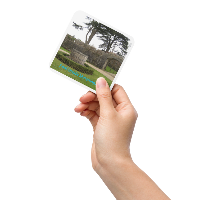 Nature's Wonders Cork-back coaster with realestatematching24 without key Logo