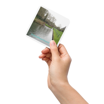 Lakeside Beauty Cork-back coaster with groundfloorview24 with House Logo
