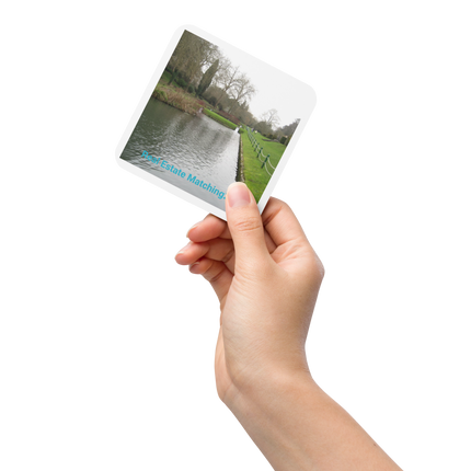 Lakeside Beauty Cork-back coaster with realestatematching24 without key Logo