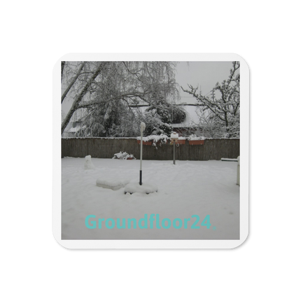 Winter Wonderland Cork-back coaster with Groundfloor24 without House Logo