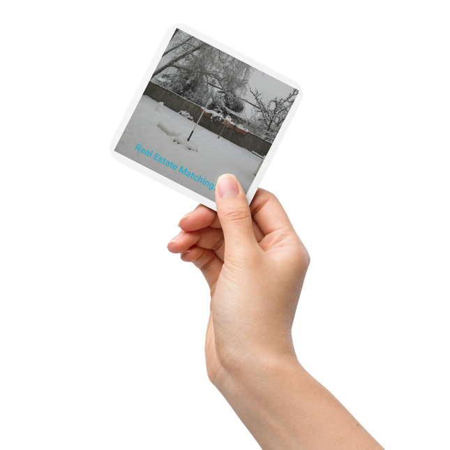 Winter Wonderland Cork-back coaster with realestatematching24 without key Logo