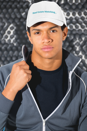 Belarus Flat Bill Cap Real Estate Matching with 3 Logos.