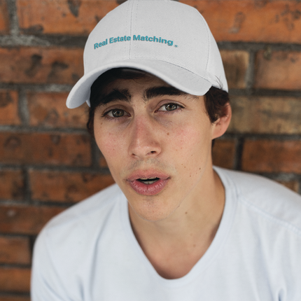 Austria Organic dad hat Real Estate Matching with 3 Logos