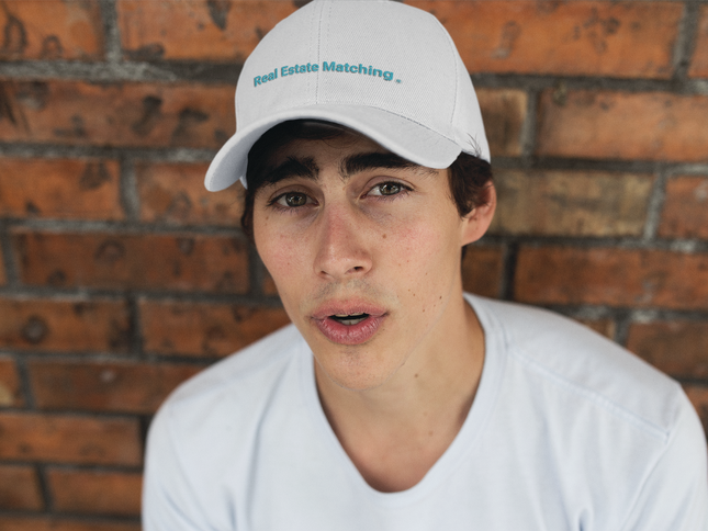 Austria Organic dad hat Real Estate Matching with 3 Logos