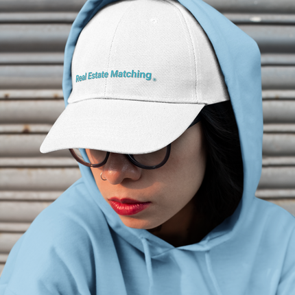 Austria Pastel baseball hat Real Estate Matching with 3 Logos