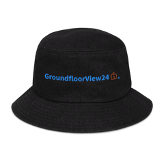 Collection image for: Distressed denim bucket hat GroundfloorView24