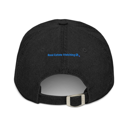 Austria Denim Hat Real Estate Matching with 3 Logos.