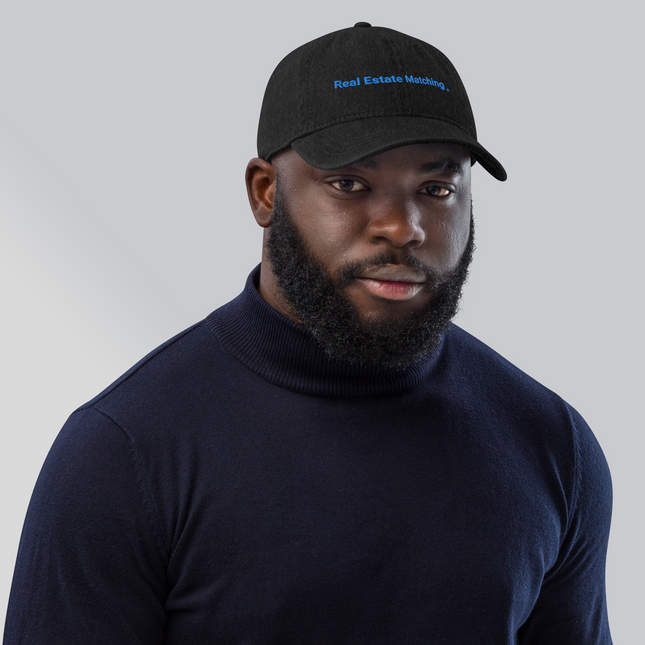 Cyprus Denim Hat Real Estate Matching with 3 Logos