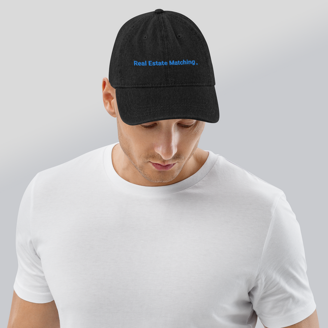 Lithuania Denim Hat Real Estate Matching with 3 Logos