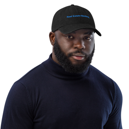 Portugal Denim Hat Real Estate Matching with 3 Logos
