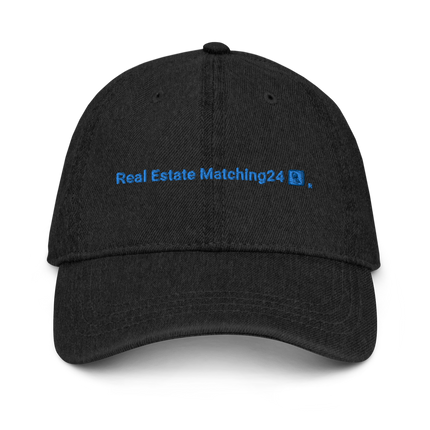Germany Denim Hat Real Estate Matching24 with 3 Logos