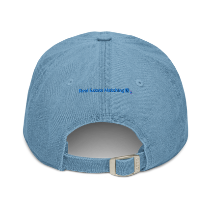 Serbia Denim Hat Real Estate Matching with 3 Logos.