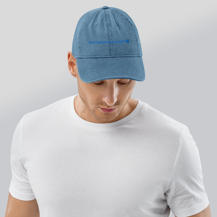 Switzerland Denim Hat Real Estate Matching24 with 3 Logos