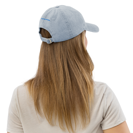 Iceland Denim Hat Real Estate Matching with 3 Logos