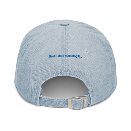 Croatia Denim Hat Real Estate Matching with 3 Logos.