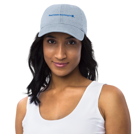 Liechtenstein Denim Hat Real Estate Matching24 with 3 Logos