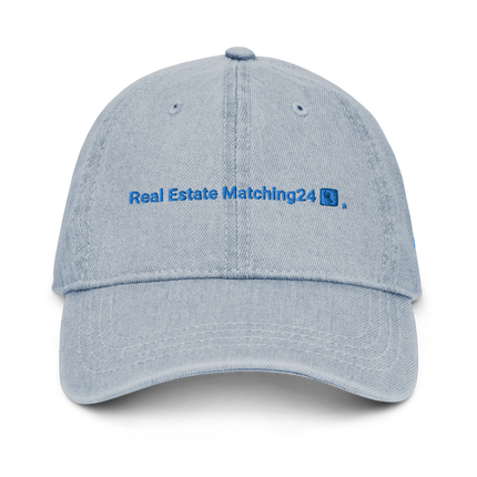 Luxembourg Denim Hat Real Estate Matching24 with 3 Logos