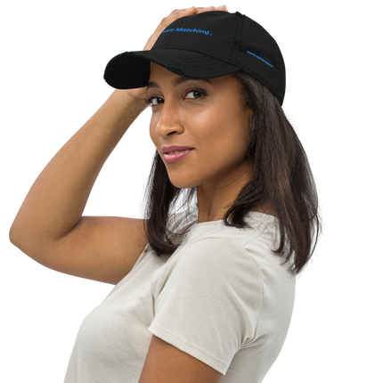 Bosnia and Herzegovina Distressed Dad Hat Real Estate Matching with 3 Logos