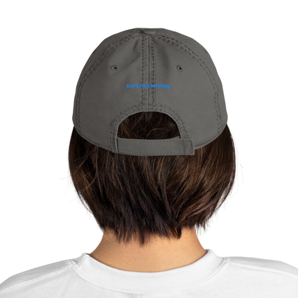 Serbia Distressed Dad Hat Real Estate Matching with 3 Logos