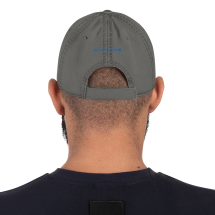 North Macedonia Distressed Dad Hat Real Estate Matching with 3 Logos.