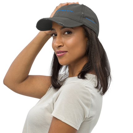 Bosnia and Herzegovina Distressed Dad Hat Real Estate Matching with 3 Logos