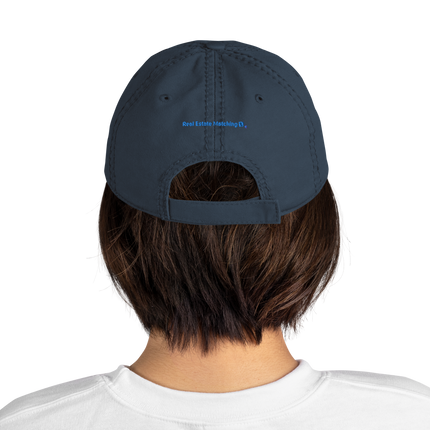 Germany Distressed Dad Hat Real Estate Matching with 3 Logos.