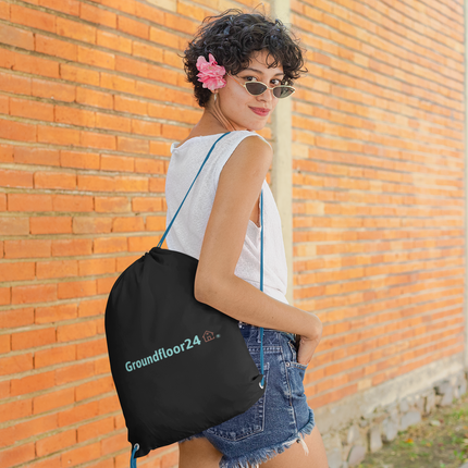 Drawstring bag with Groundfloor24 Logo