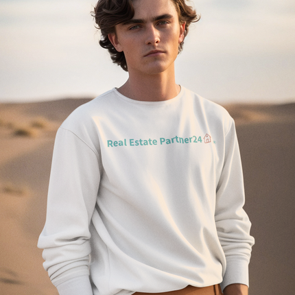 Unisex Sweatshirt with Real Estate Partner24 Logo