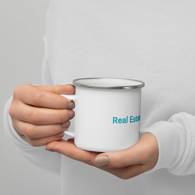 Enamel Mug with Real Estate Matching24 Logo