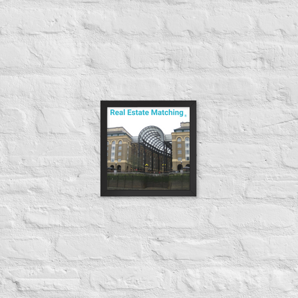 Hay's Galleria Framed poster with Real Estate Matching Logo