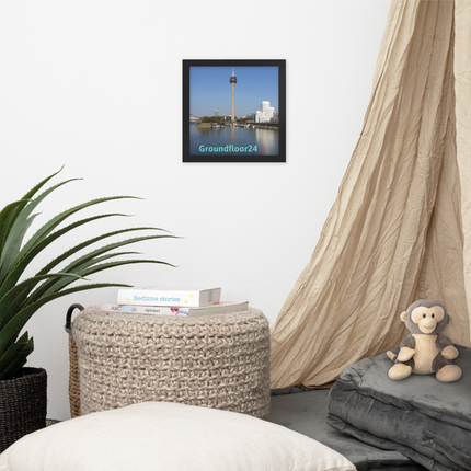 Lovely Sinari Framed poster with Groundfloor24 Logo