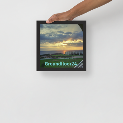 Natural View Framed poster with Groundfloor24 without House Logo