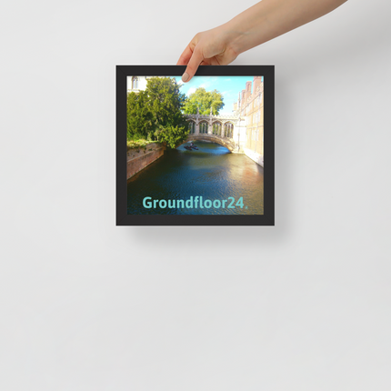 Beautiful Canel Framed poster with Groundfloor24 without House Logo