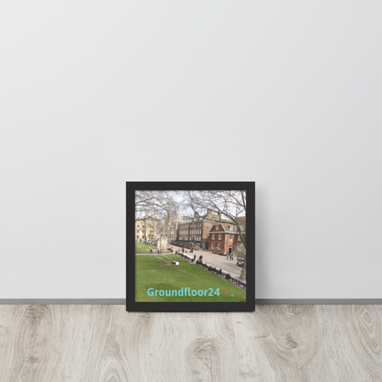 Beautiful Park Framed poster with Groundfloor24 with House Logo