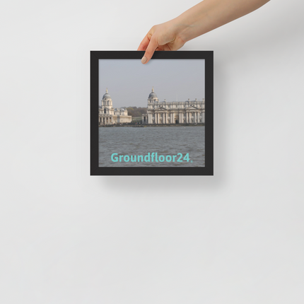 Riverside Beauty Framed poster with Groundfloor24 without House Logo