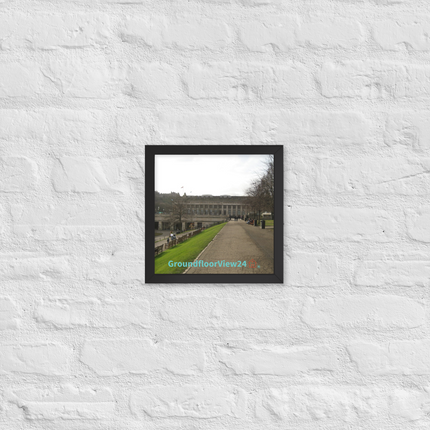 Majestic Palace Framed poster with groundfloorview24 with House Logo